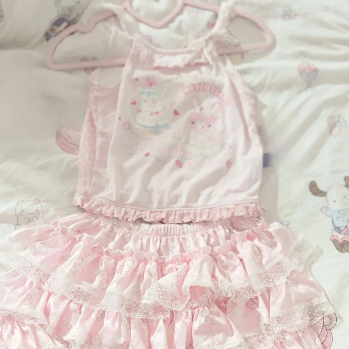 Sugar Bunny Lace Crop Top