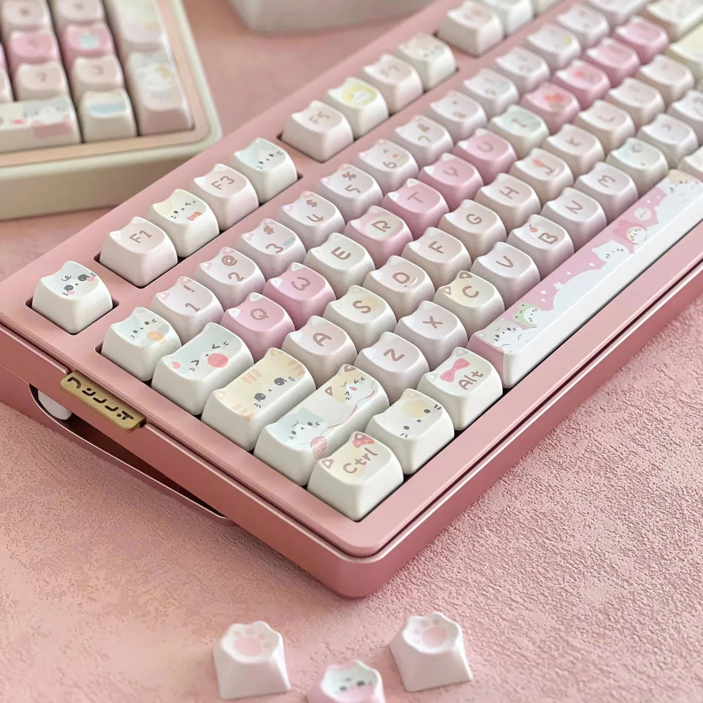 Cute Kitty Keyboard Touch Keycap