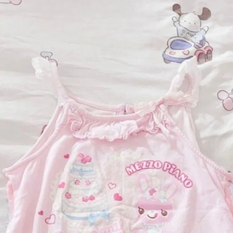 Sugar Bunny Lace Crop Top