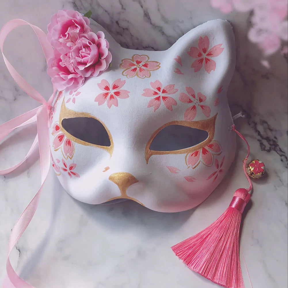 Pink Sakura Roleplay Eye Mask