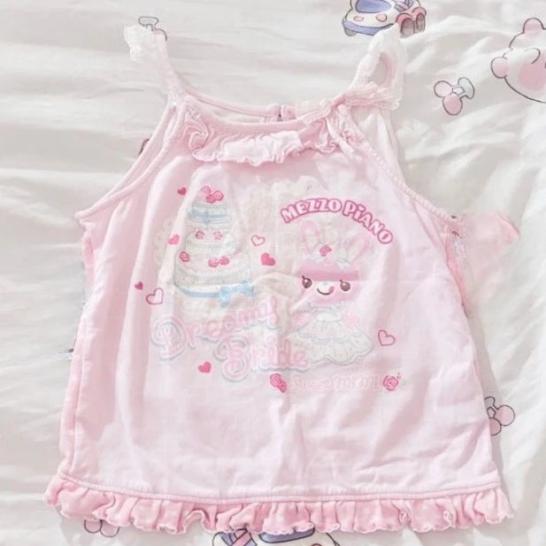 Sugar Bunny Lace Crop Top