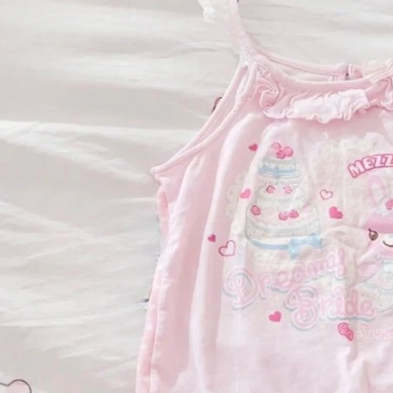 Sugar Bunny Lace Crop Top