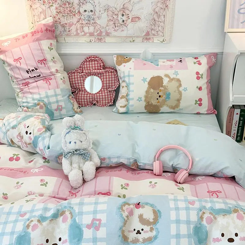 Pastel Dreams Kawaii Bedding Set