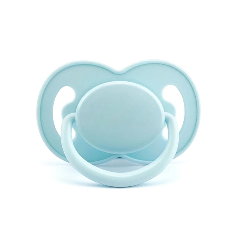 Baby Blue Kawaii Adult Pacifier, cute little space and ABDL accessory for pastel aesthetic play