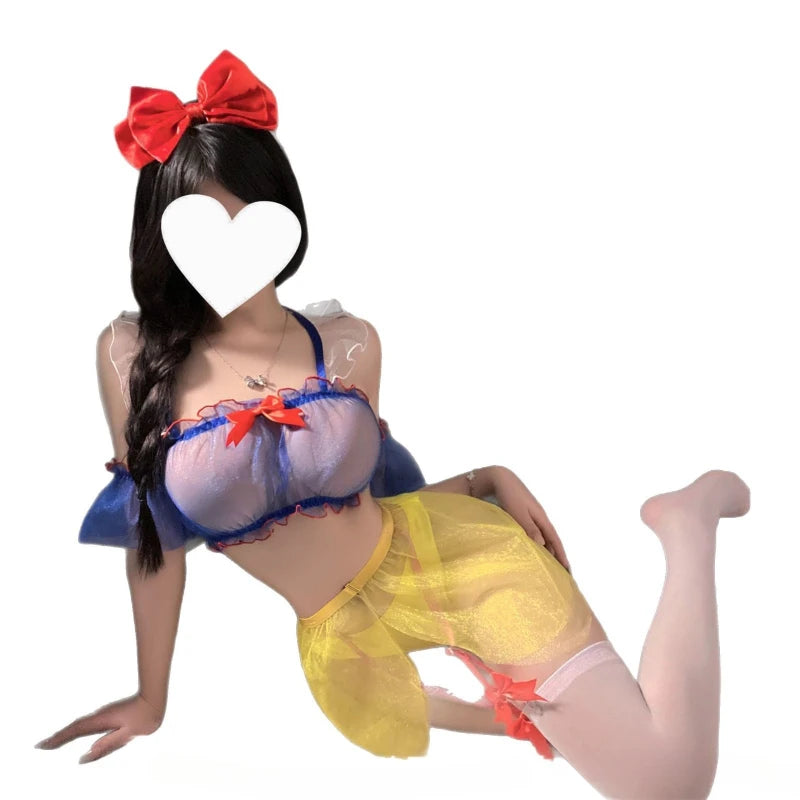 Accessories from Bite Me lingerie set including garters, sleeves, and headwear with cute and rebellious style