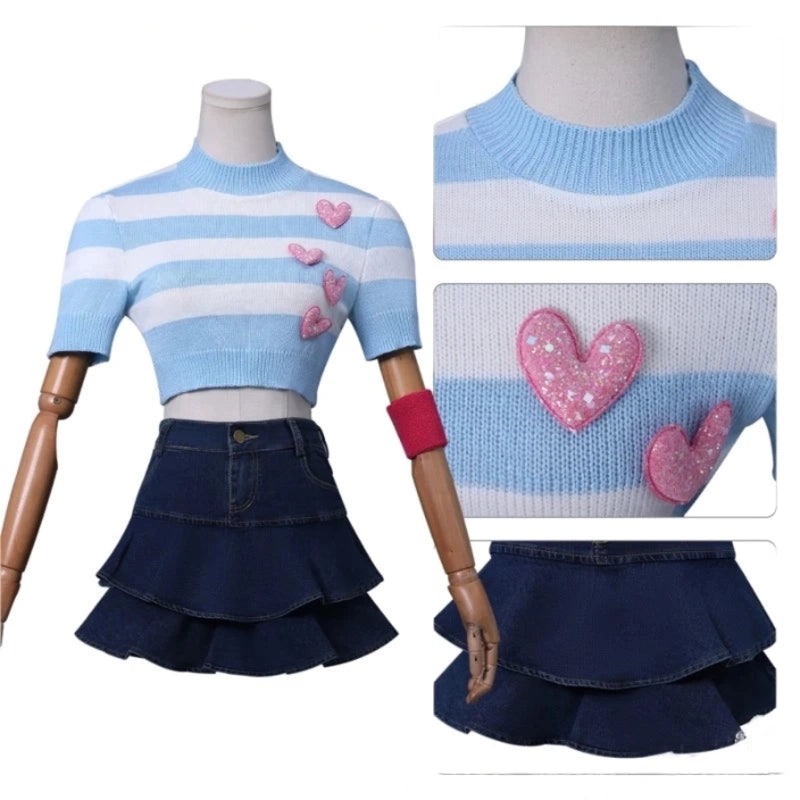 Bloom Day One kawaii full outfit with flirty coordinated pieces, comfy stretchy fit for soft-baddie aesthetics