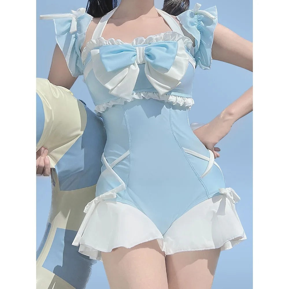 Blue Coastal Dream Cutie Onesie available in sizes M, L, XL for comfy fits