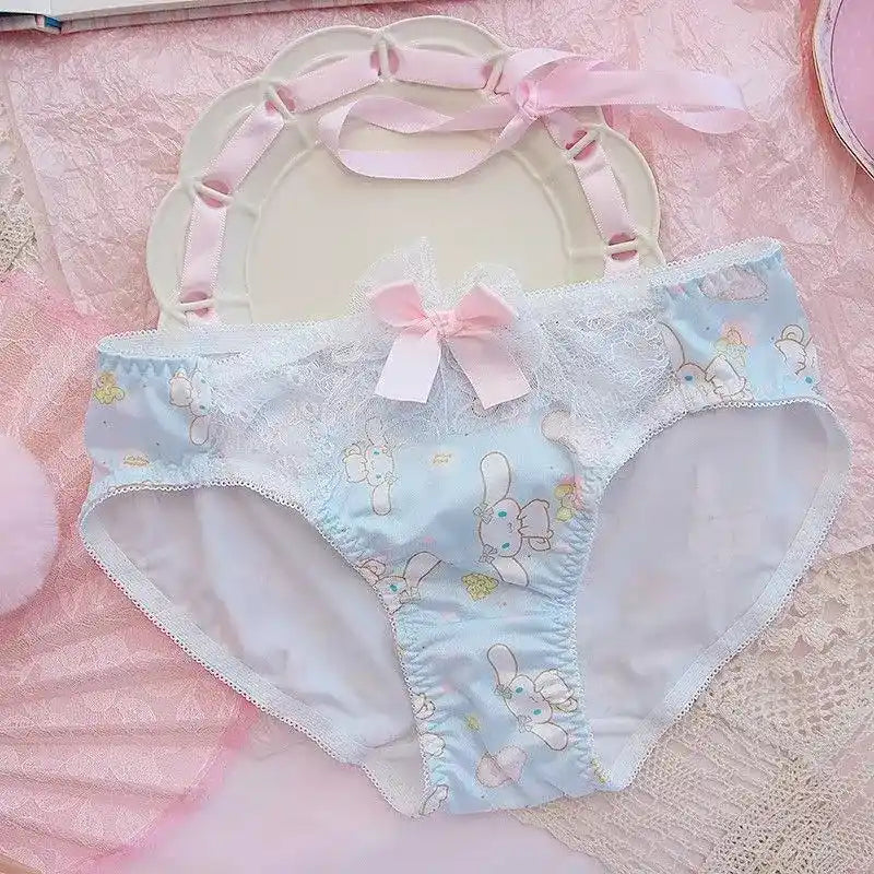 Blue DDLG ABDL underwear with cute pastel kawaii vibe