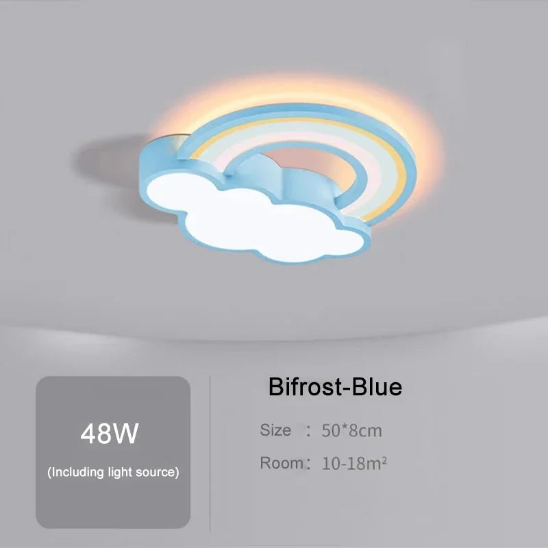 blue rainbow cloud light cutecore ddlg abdl cozy pastel cute bedroom lighting