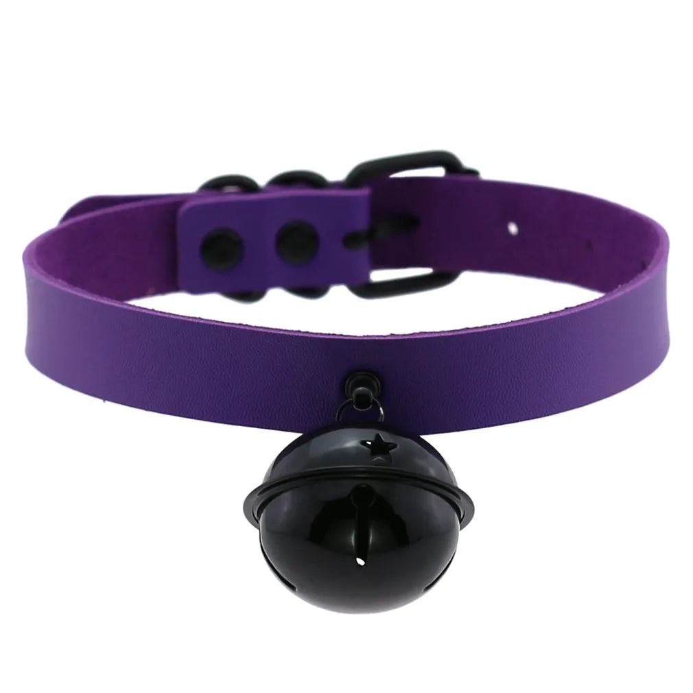 Bratty heart violet choker, DDLG ABDL cutecore jewelry