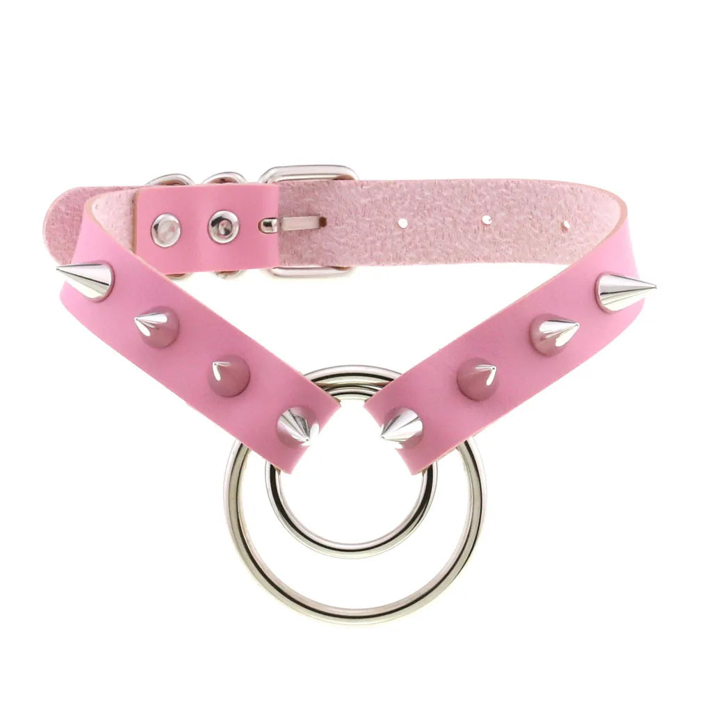 Bold cute bubblegum pink choker, DDLG kawaii accessory