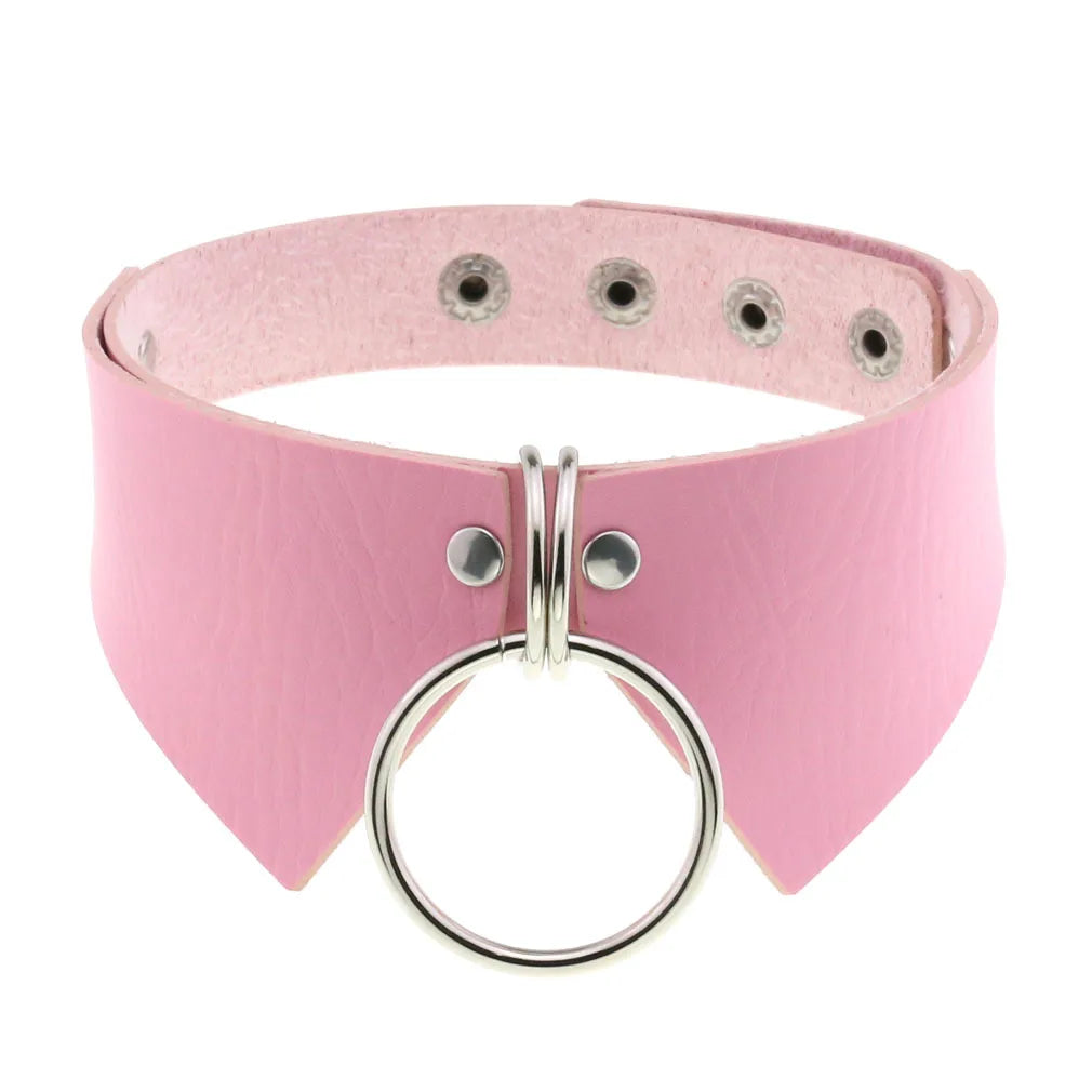 Bubbly style pink choker, kawaii pastel accessory for littles
