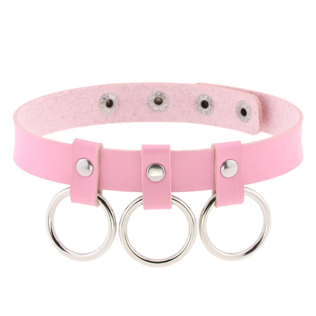 Glitter detail bubblegum pink choker, cute kawaii accessory