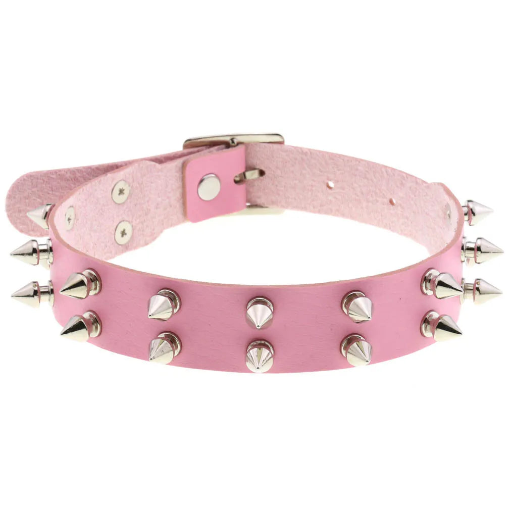 Kawaii vibes bubblegum pink choker, pastel DDLG accessory