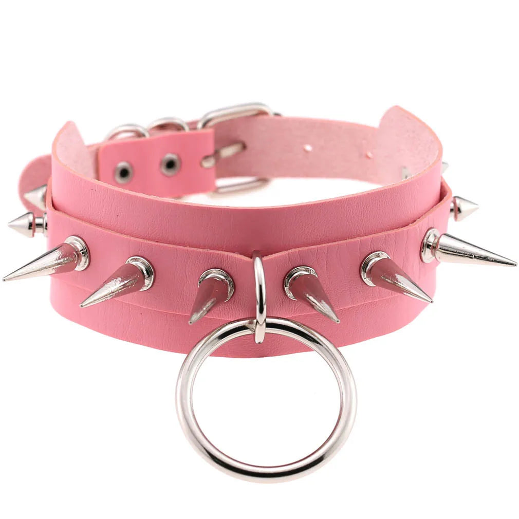 Pastel fun bubblegum pink choker, kawaii fashion for brats and littles
