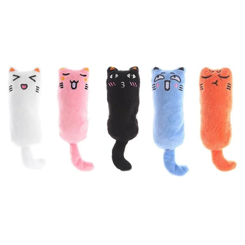 Bundle of Kawaii catnip plush toys in multiple cute colors