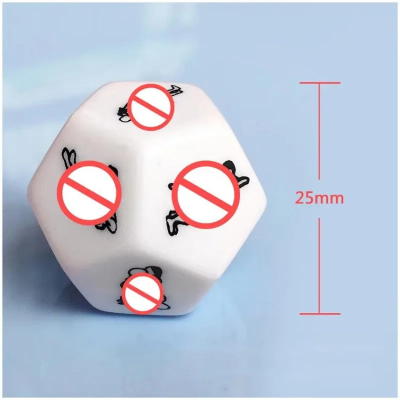 Portable Spicy Nights Dice Set for intimate fun anywhere, ideal for playful couples