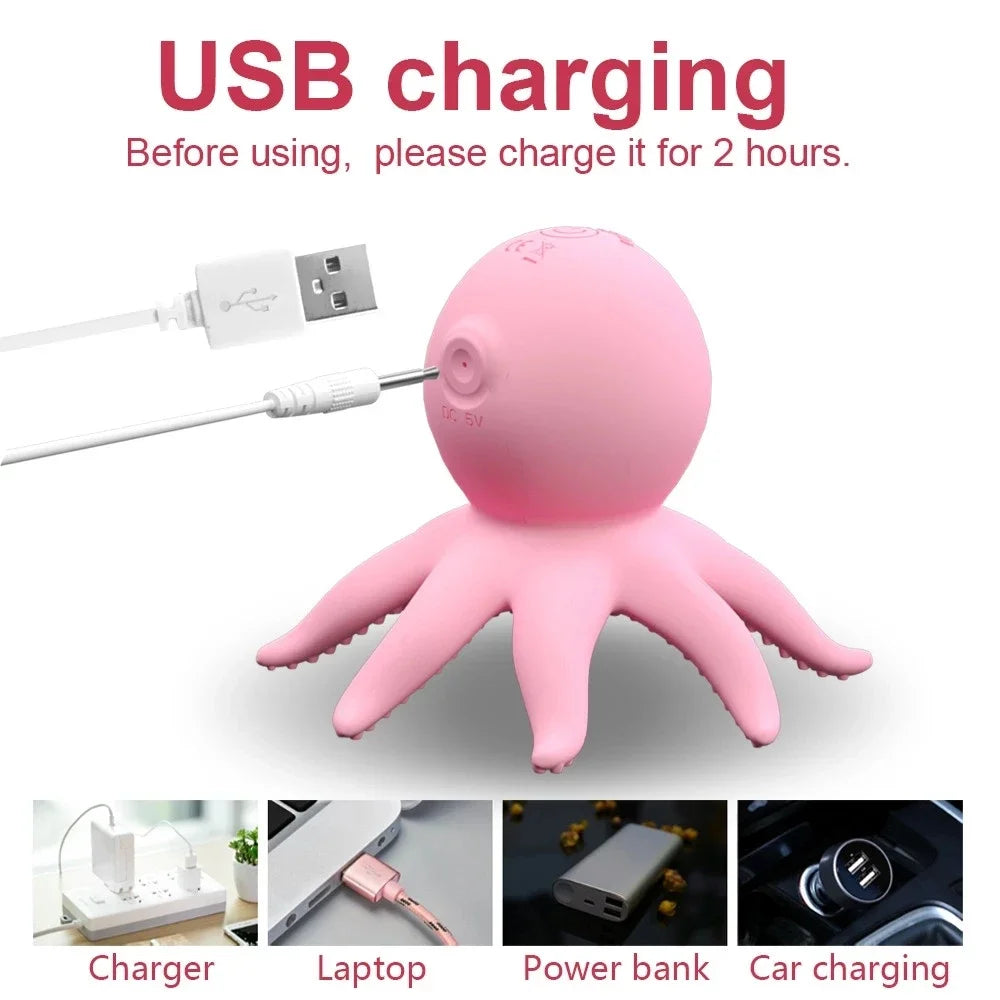 Compact and travel-friendly Octo-Lush teaser toy ideal for on-the-go fun