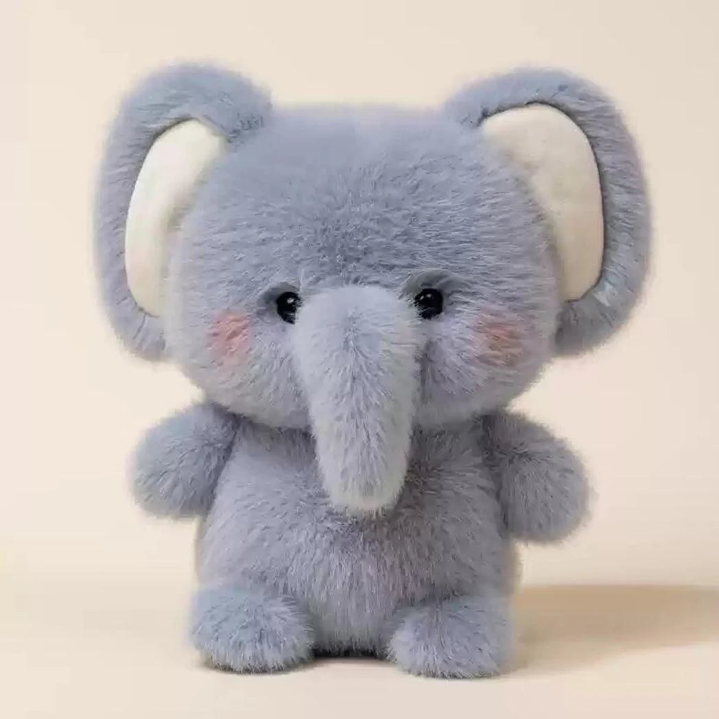 Tiny elephant plush, cute and cozy for bedtime snuggles or cute decor