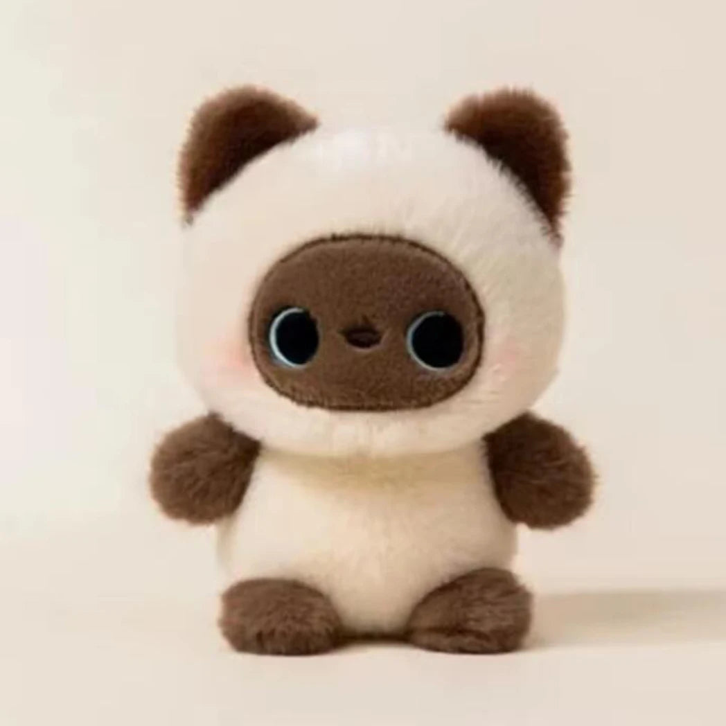 Siamese cat plush, cuddly and cute, perfect for DDLG cozy moments
