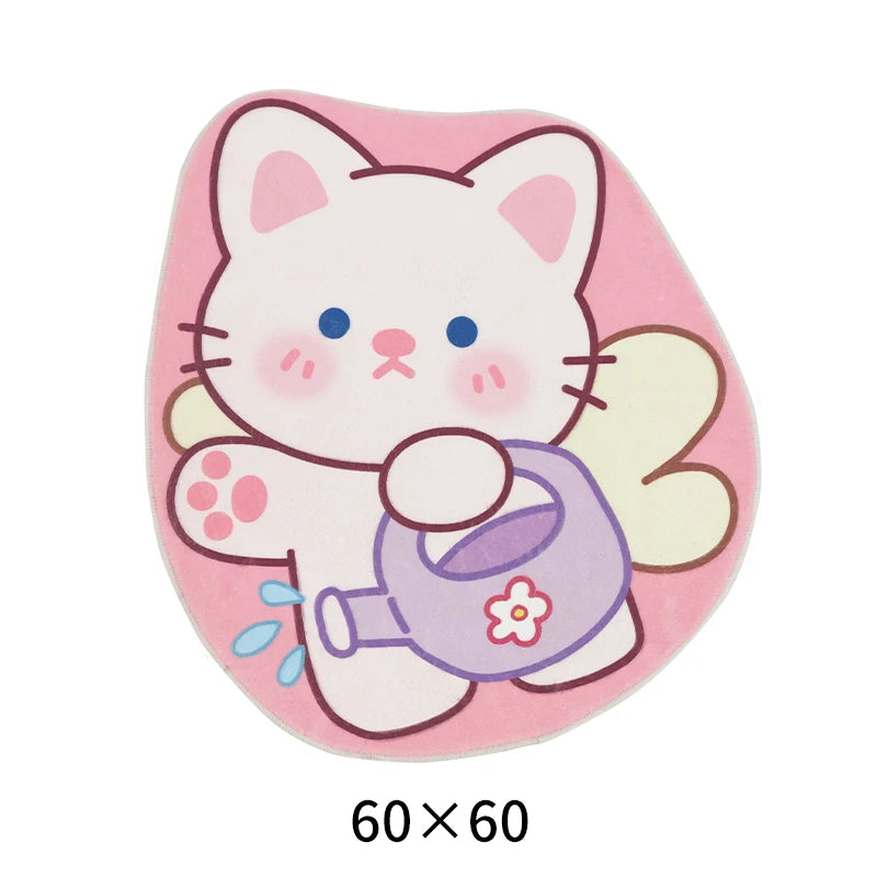 Lightweight pastel rug for cute kawaii decor space