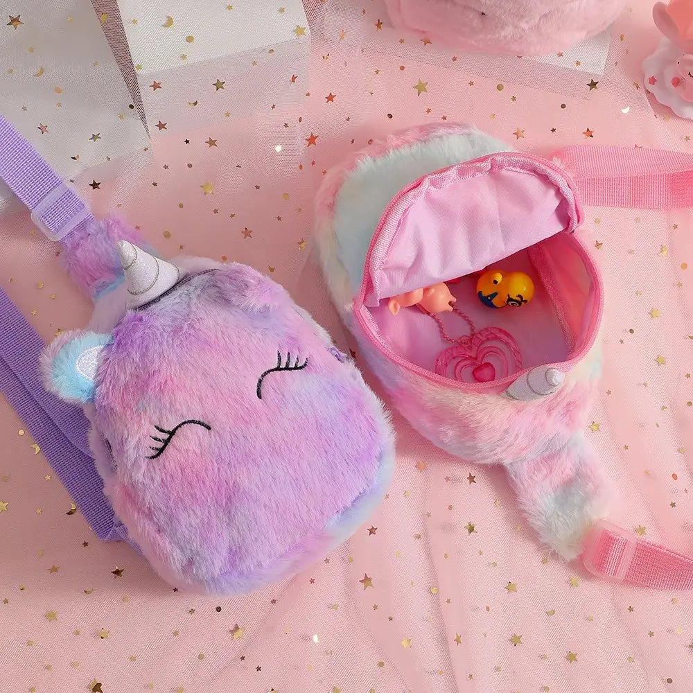 Cute Unicorn Dust Sling Bag in soft pastel gradients β pastelcore kawaii ddlg baddie accessory with shimmer and magical charm