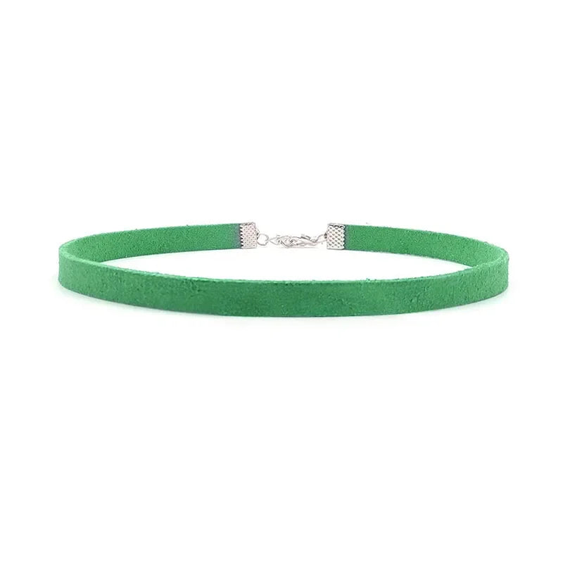 Daddy’s Dazzle dark green collar for adjustable statement accessory style