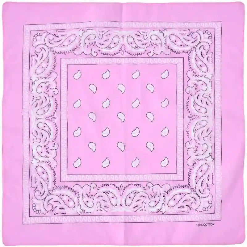 Daily Slay Baddie Bandana in cotton candy pink, kawaii aesthetic accessory for everyday wear