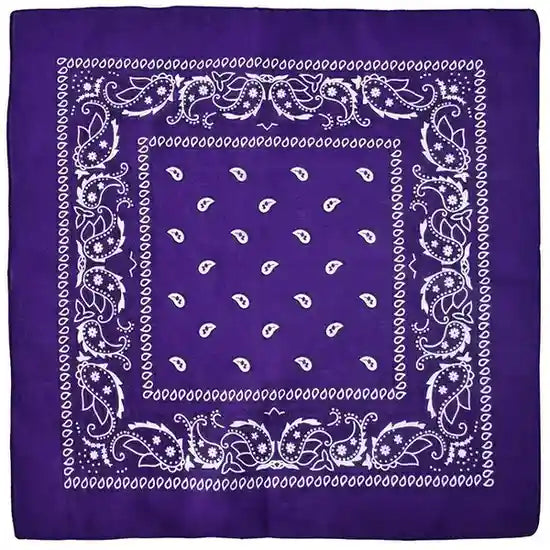Daily Slay Baddie Bandana in dark purple, kawaii soft girl accessory for bags and hair