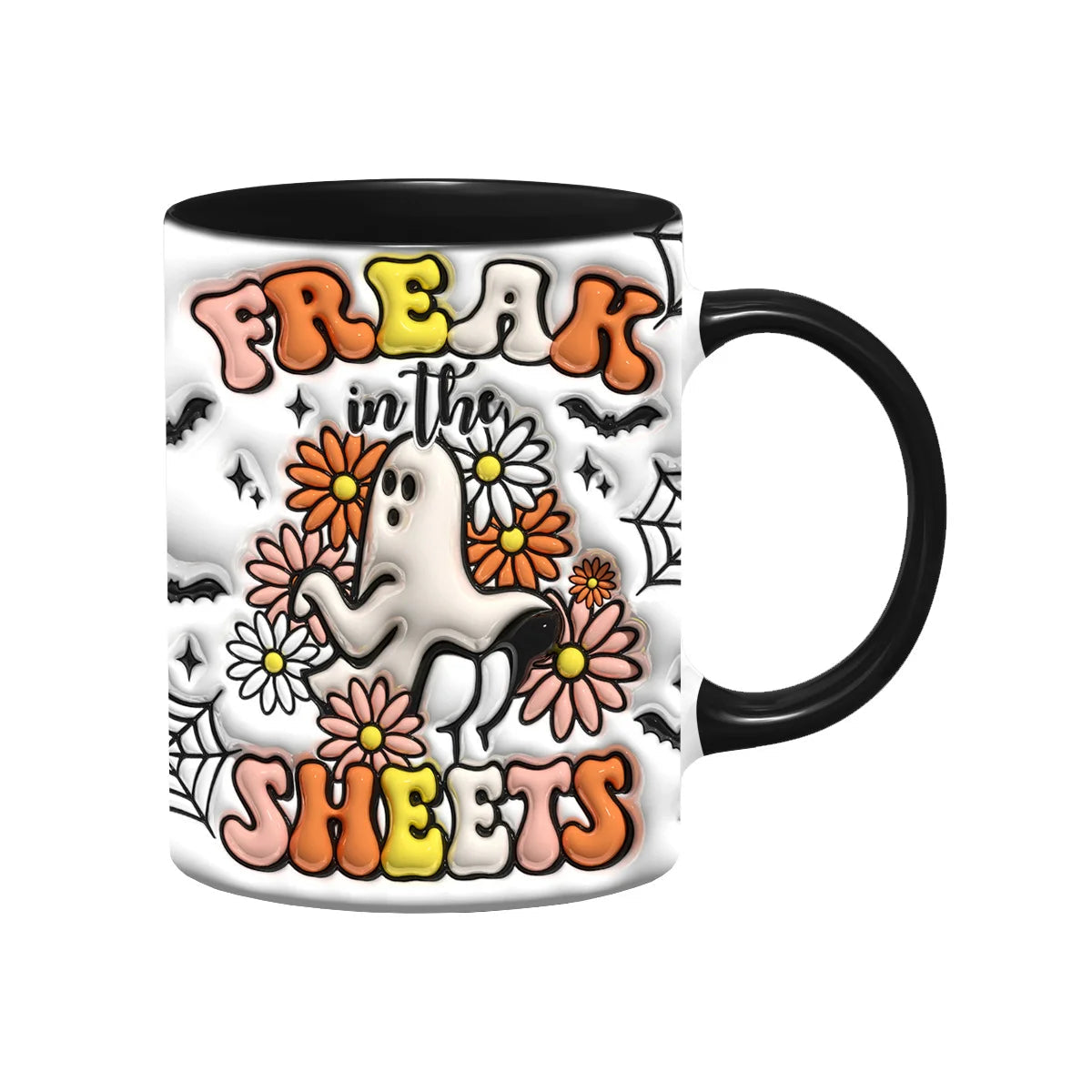 DDLG and ABDL candy coated Halloween mug with durable ceramic and vibrant candy colors