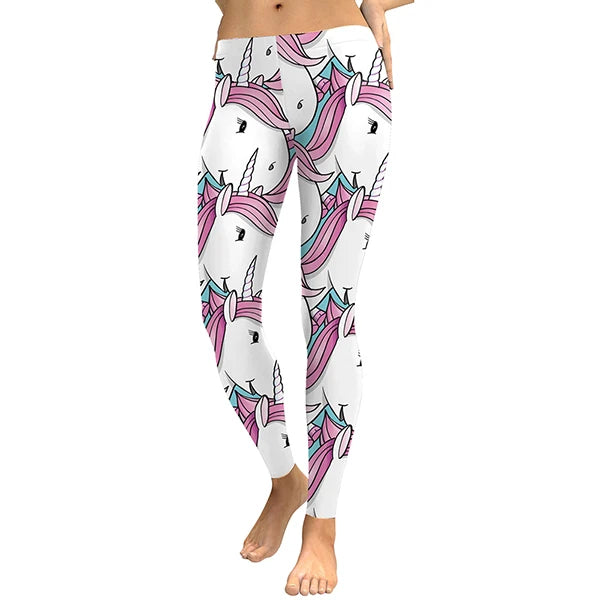 ddlg abdl candyland unicorn leggings pastel cutecore soft stretchy cozy fit