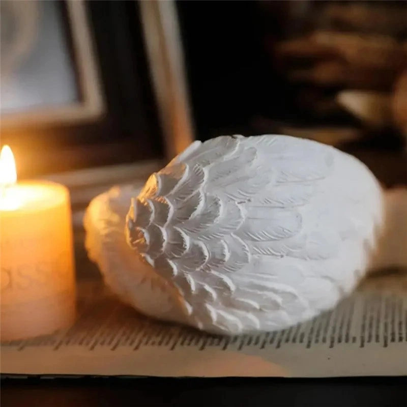 ABDL kawaii angel candle holder decor for cozy sacred space and calming rituals
