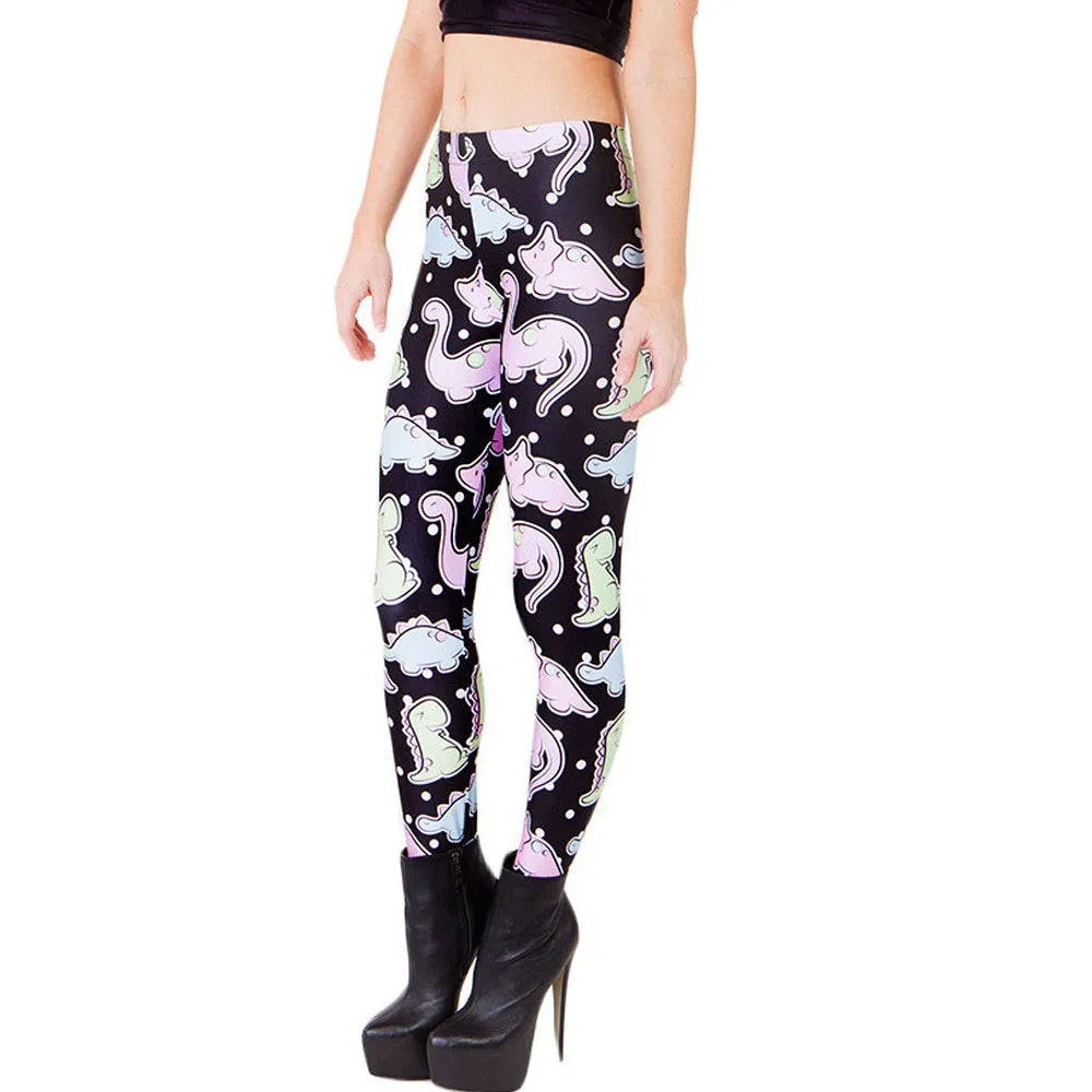 ddlg abdl kawaii dino dreamland leggings pastel soft stretchy cute cutecore style