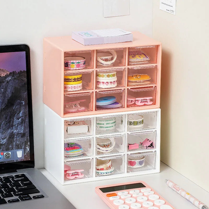 Pastel drawer organizer for DDLG and ABDL treasures, perfect for jewelry, makeup, and kawaii vibes πΈ