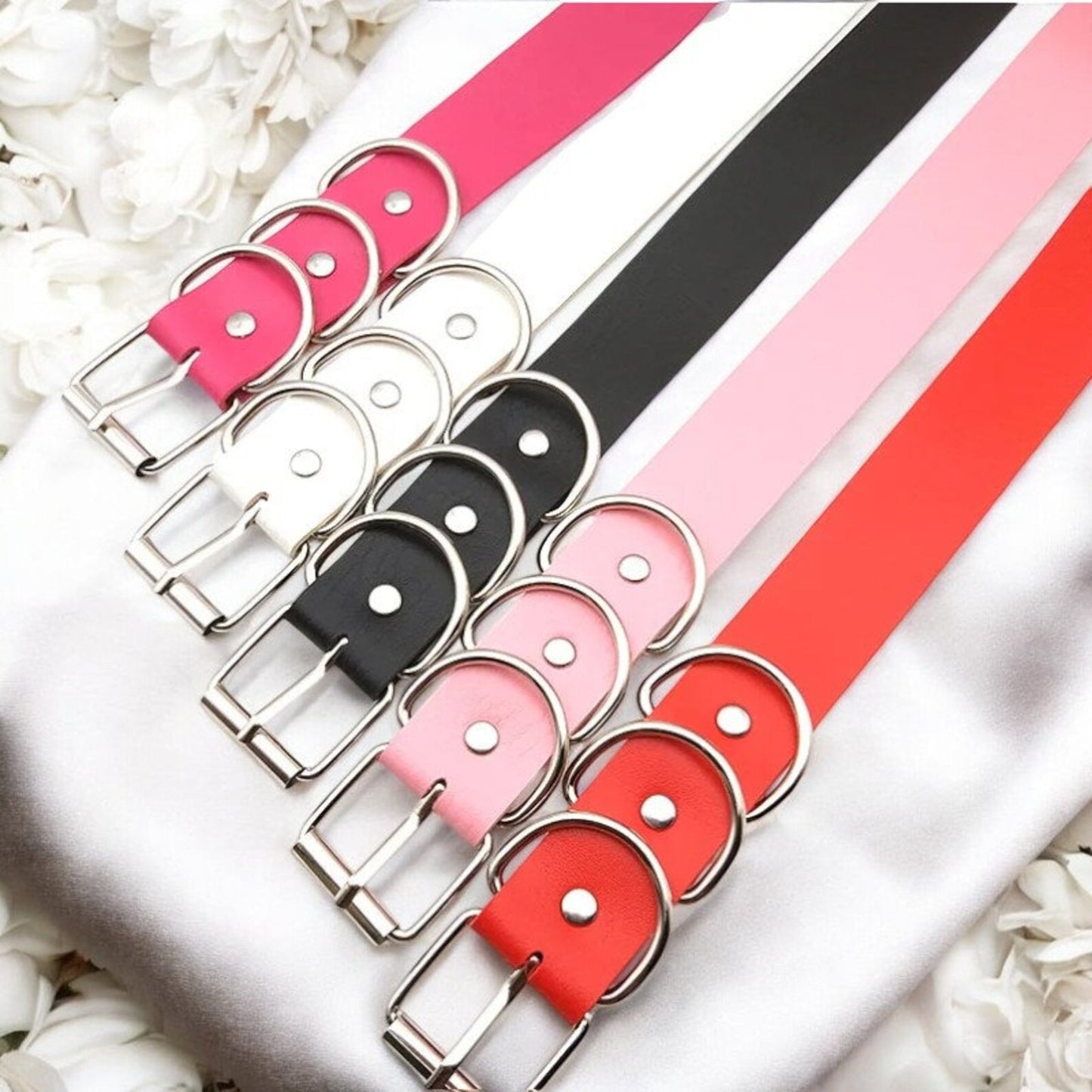 Bold DDLG hot label choker with adjustable fit, perfect for dollcore and baddie soft girl style