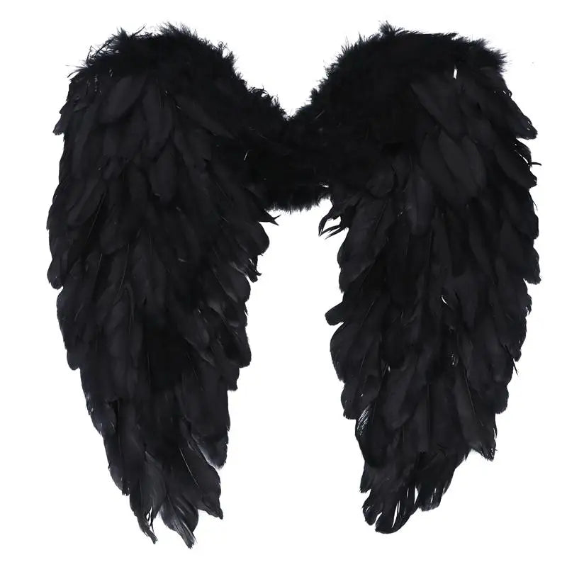 ddlg kawaii halo baby angel wings in pink, white, or black with soft feathers and cute cosplay vibes