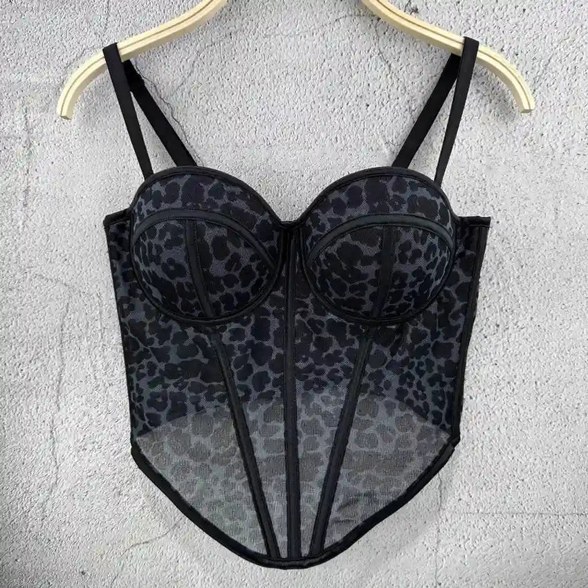 DDLG kawaii bustier top with corset detail, perfect for dollcore, baddie, and soft girl vibes