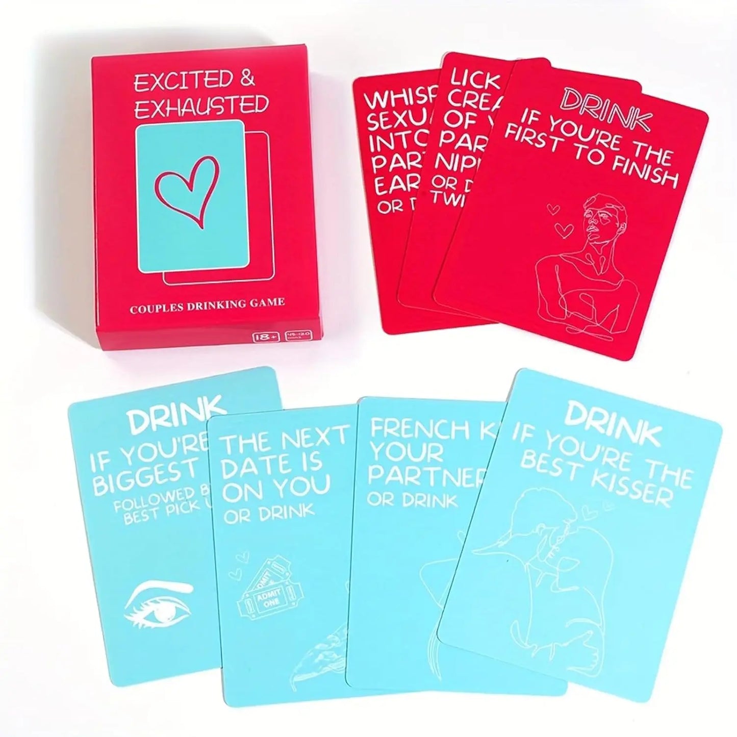 DDLG Playful Couple Card Game for intimate and silly date nights, sweet rewards and connection