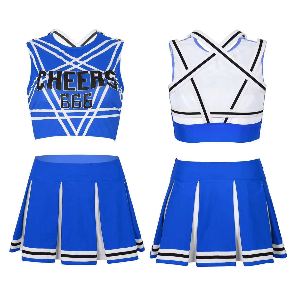Devilishly sexy cheerleader set for kawaii and ABDL/ DDLG roleplay, soft fabric and flirty cut