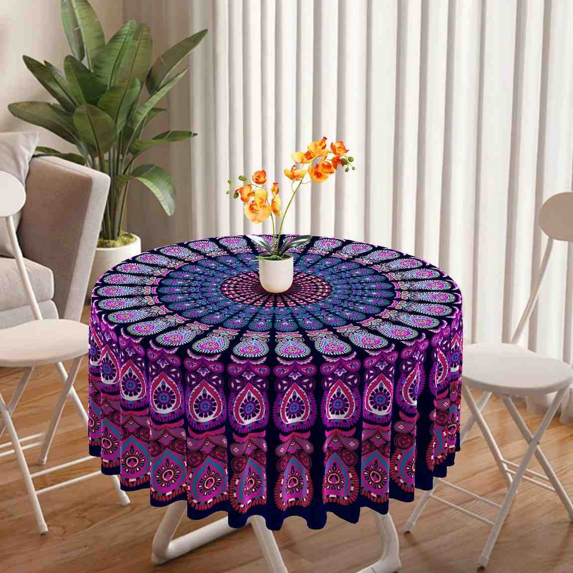 Purple Divine Blueprint Prophecy Cloth, elegant sacred design for tarot, divination, and ritual energy