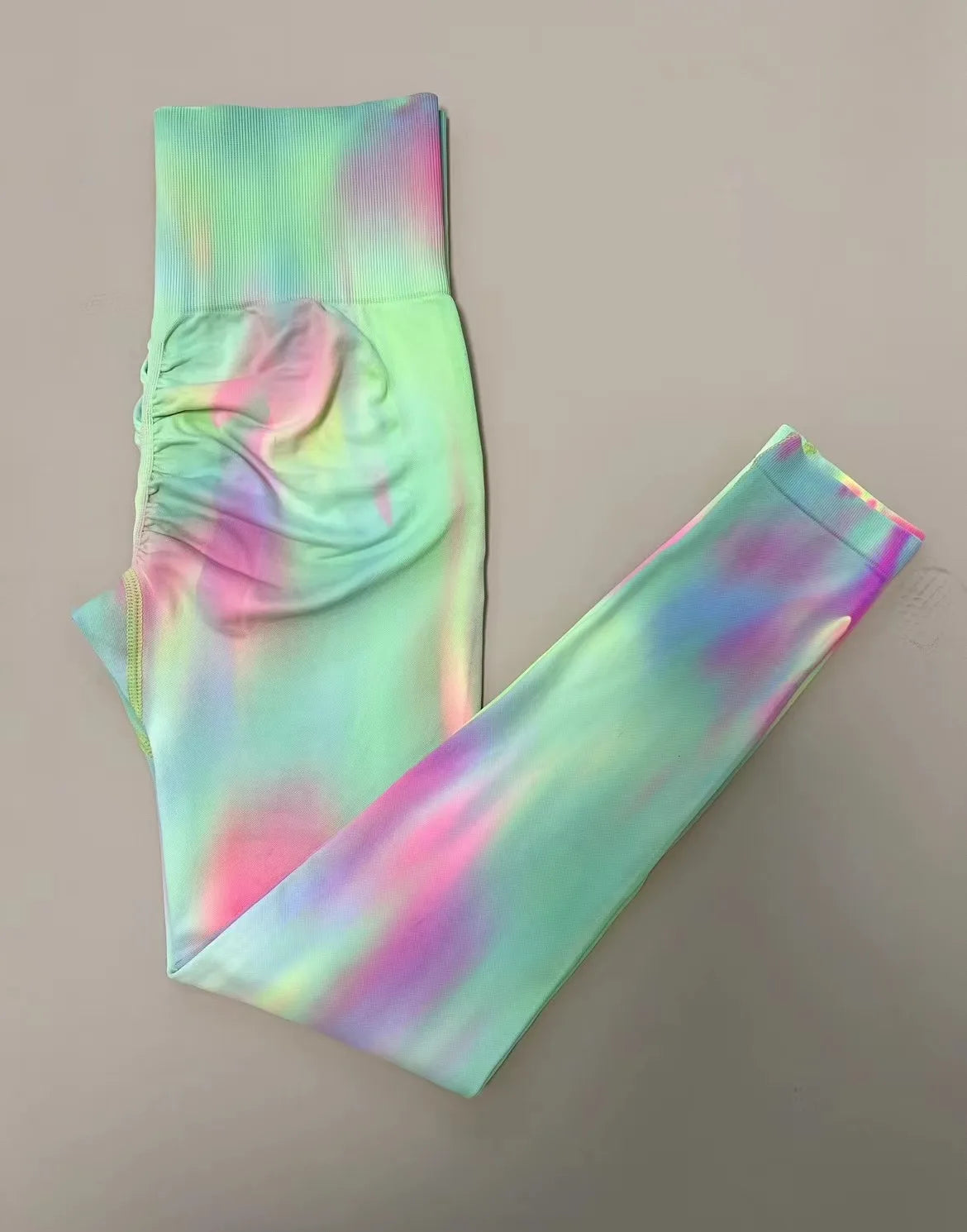 emerald green dreamfade leggings softcore DDLG ABDL brat comfy kawaii pastel gradient fit