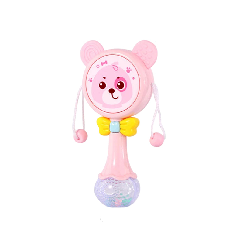Dreamy Animal Trio Rattle with pastel aesthetic for ABDL regression