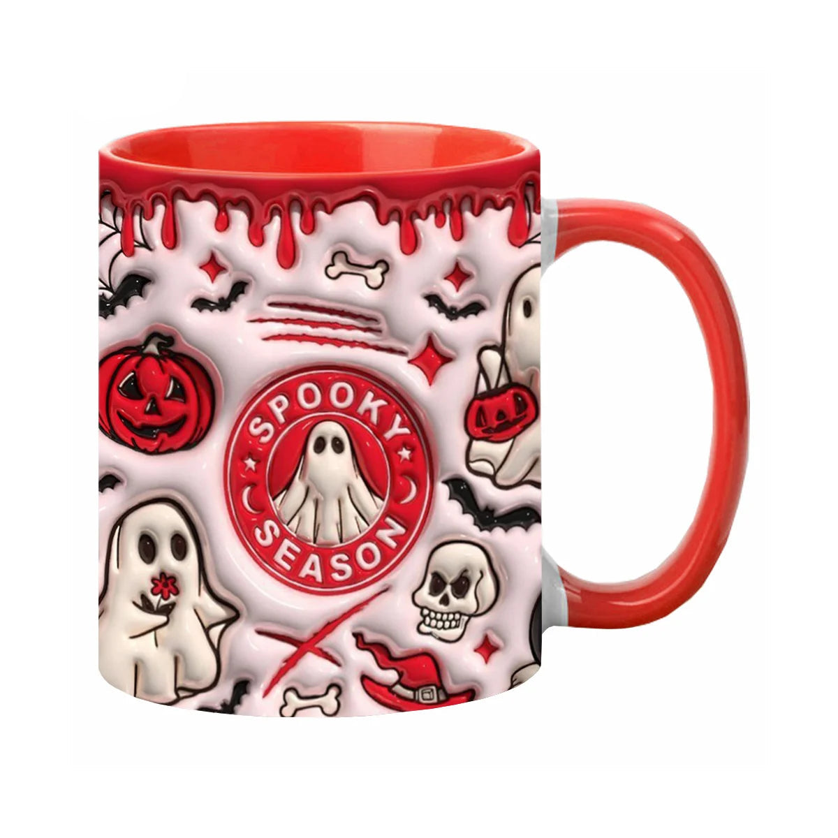 Durable candy coated Halloween mug made for DDLG and ABDL cozy sip and chill sessions