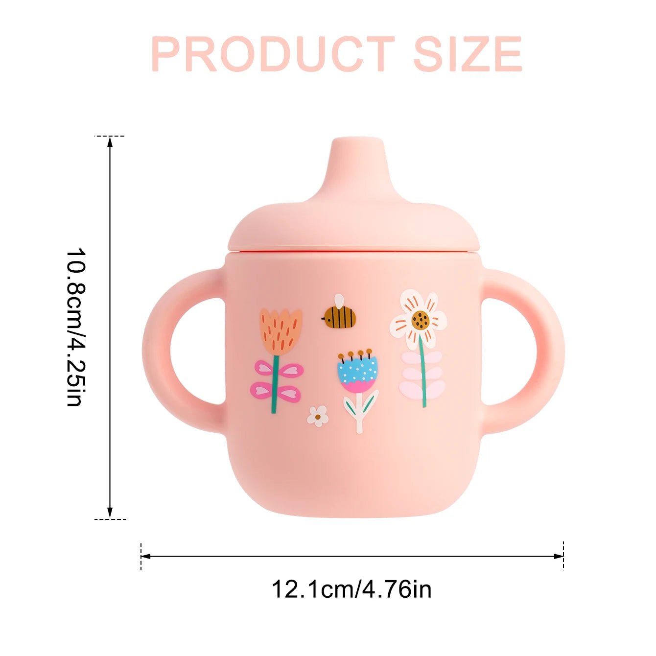 Eco-friendly reusable pastel sippy bottle for DDLG and ABDL little play and sip sessions