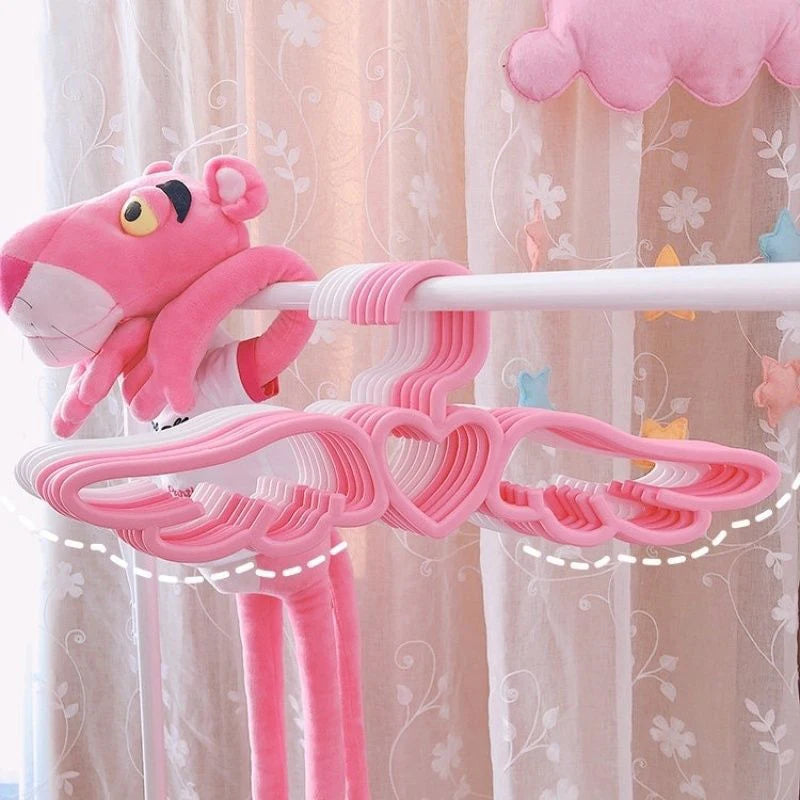 Fairycore inspired Wings of Love closet hanger with whimsical design for ABDL DDLG cutecore spaces