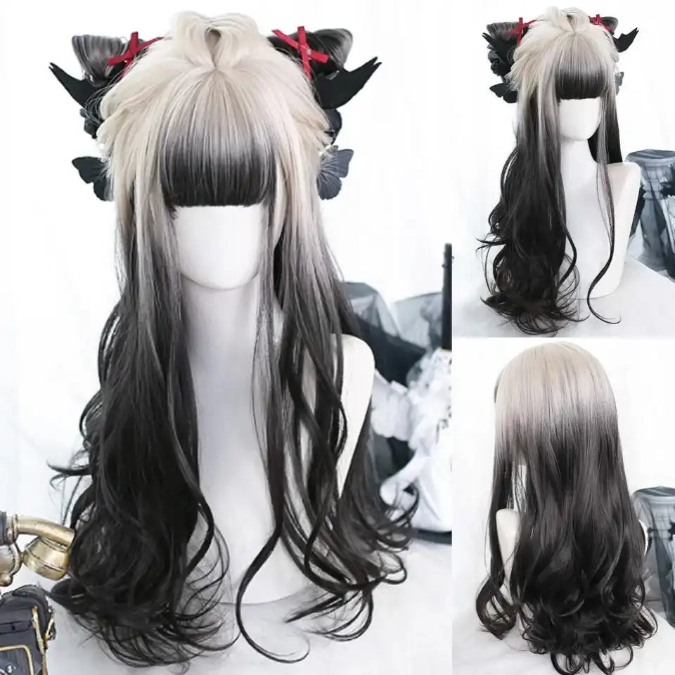 Angel Goth Fantasy Aura Wig for DDLG Cosplay and Dreamy Star Looks