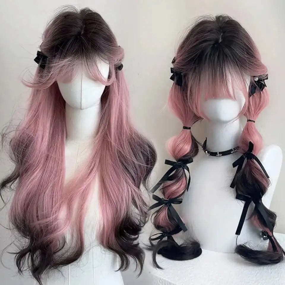 Pastel Goth Fantasy Aura Wig for Cute, Edgy DDLG Star Character Style