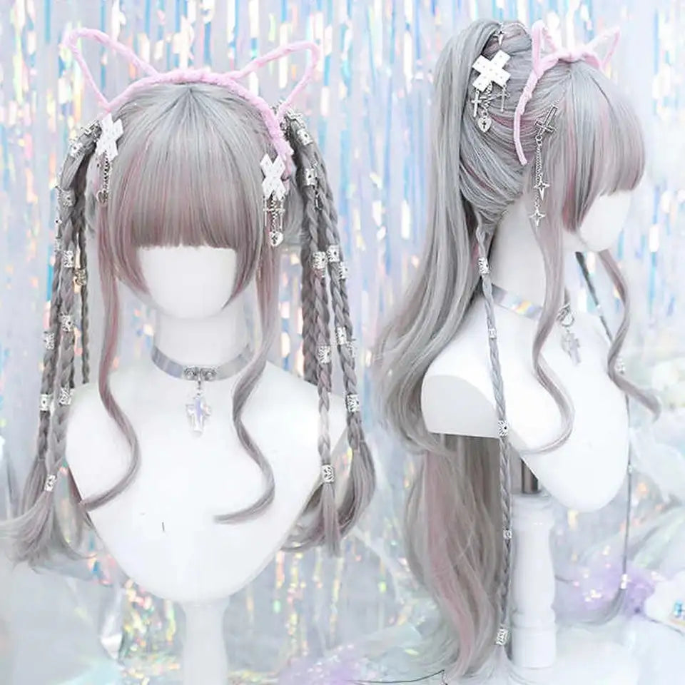 Pastel Mint Fantasy Aura Wig for Sweet DDLG Outfits and Everyday Glam