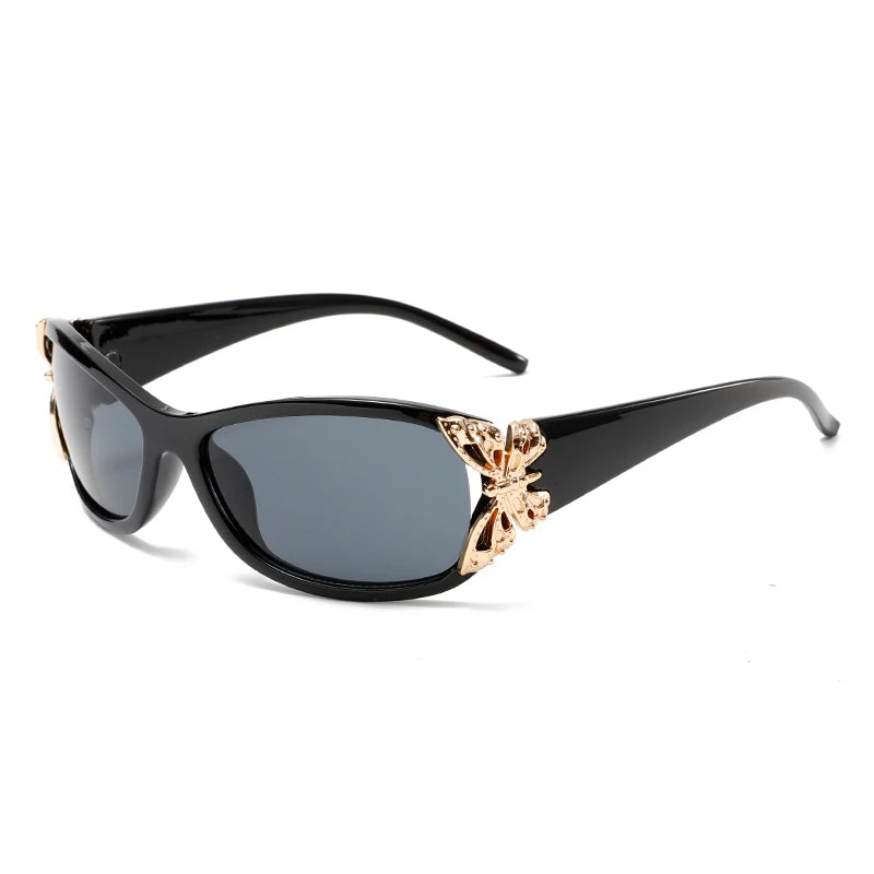 festival-ready rave sunglasses with bold psychedelic design and vibrant colors