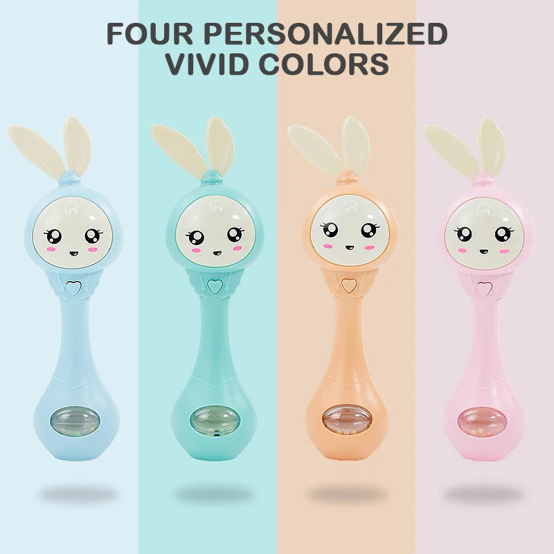 Fun Melodic Bunny Rattle kawaii toy for DDLG ABDL littlespace play